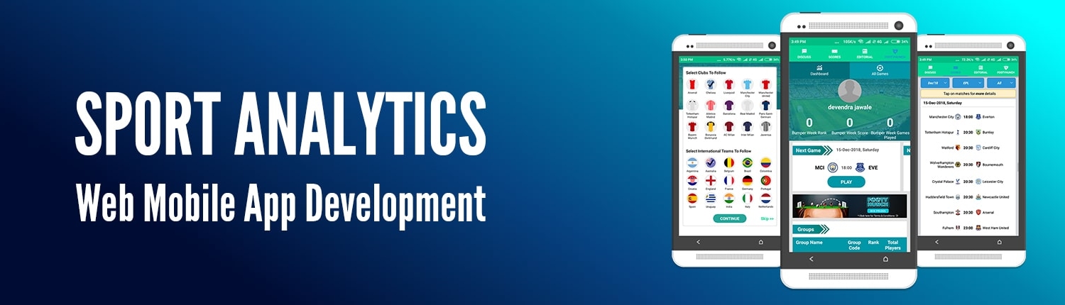 Sports-Analytics Web and Mobile App development company in India